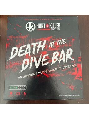 Hunt A Killer Death At The Dive Bar Mystery Game.  Everything to solve in box.